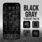 Black Gray App Icon Pack