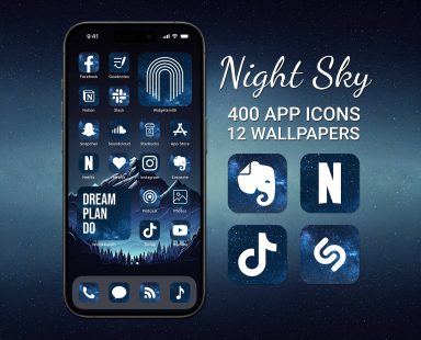 Blue App Icons