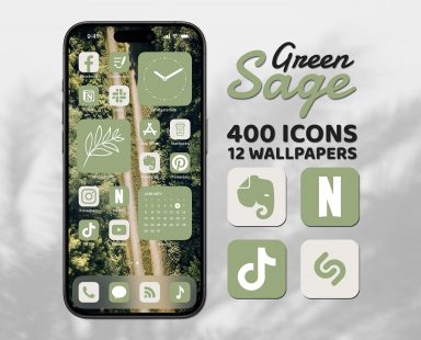 Sage Green App Icons