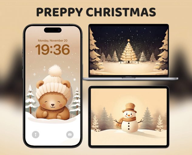 Preppy Christmas Wallpapers