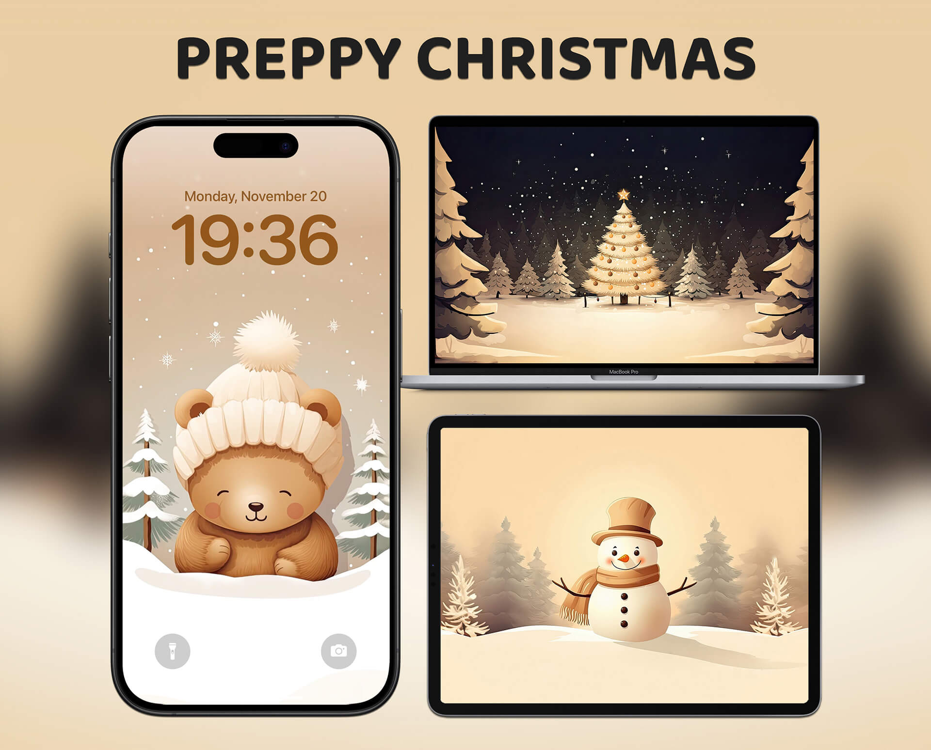 Preppy Christmas Wallpapers
