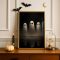 Modern Halloween Ghost Wall Art
