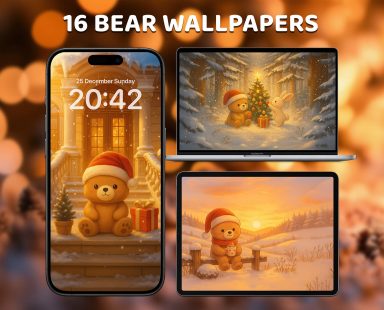 Christmas Bear Wallpapers
