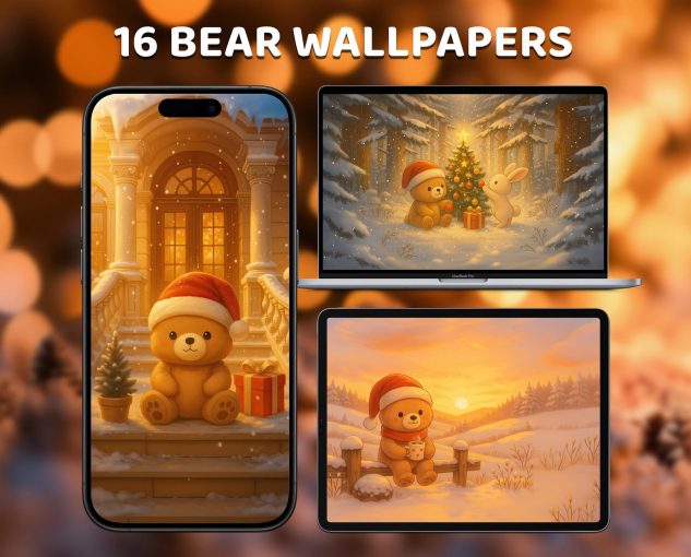 Christmas Bear Wallpapers