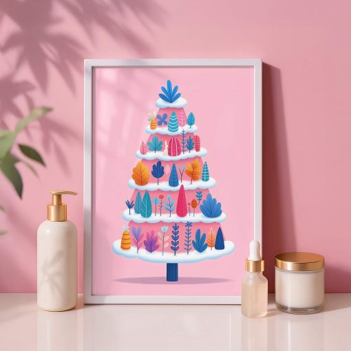 Pink Christmas Tree Decor
