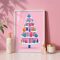 Pink Christmas Tree Decor