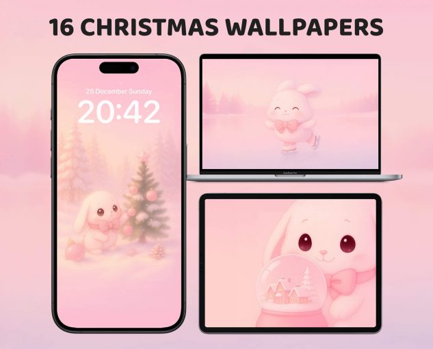 Pink Christmas Wallpapers