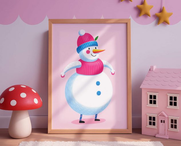 Snowman Wall Art
