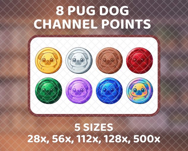 Pug Dog Channel Points