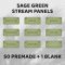 Sage Green Twitch Panels